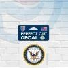WinCraft United States Navy Perfect Cut Decal 4" X 4"