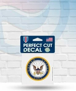 WinCraft United States Navy Perfect Cut Decal 4" X 4"