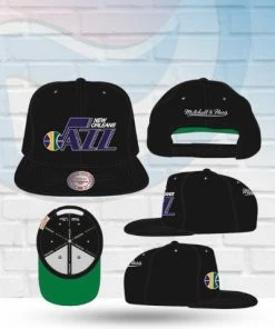 Mitchell & Ness Hats Utah Jazz Mitchell And Ness Core Basic Snapback Hat