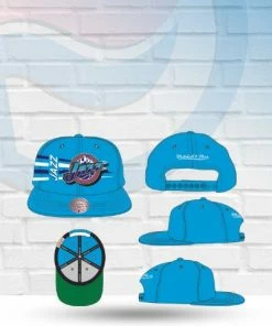 Mitchell & Ness Hats Utah Jazz Mitchell And Ness Retro Bolt Deadstock Snapback HWC Hat