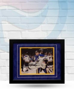 Fan Cave Sports Autographed Memorabilia Ville Husso St Louis Blues Autographed Framed 8x10