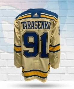 Fan Cave Sports Vladimir Tarasenko St Louis Blues Autographed Adidas 2022 Winter Classic Jersey - COA