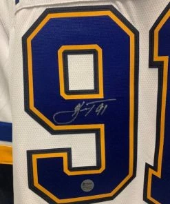 Fan Cave Sports Autographed Memorabilia Vladimir Tarasenko St Louis Blues Autographed Fanatics Away Jersey - COA