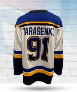 Fan Cave Sports Autographed Memorabilia Vladimir Tarasenko St Louis Blues Autographed Fanatics Away Jersey - COA
