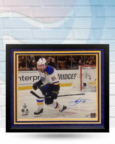 Fan Cave Sports Vladimir Tarasenko St Louis Blues Autographed Framed 16x20 - COA Autographed Memorabilia 1 Fan Cave Sports Vladimir Tarasenko St Louis Blues Autographed Framed 16x20 - COA Autographed Memorabilia