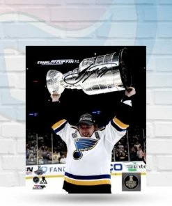 Fan Cave Sports Autographed Memorabilia Vladimir Tarasenko St Louis Blues Autographed Stanley Cup Photo - Fanatics COA
