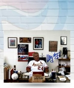 Fan Cave Sports Autographed Memorabilia Whitey Herzog St Louis Cardinals Autographed Desk 8x10 Photo - JSA