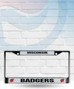 WinCraft Automotive Wisconsin Badgers Metal License Plate Frame