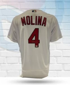 Fan Cave Sports Autographed Memorabilia Yadier Molina St Louis Cardinals Autographed Authentic Nike Jersey - MLB COA