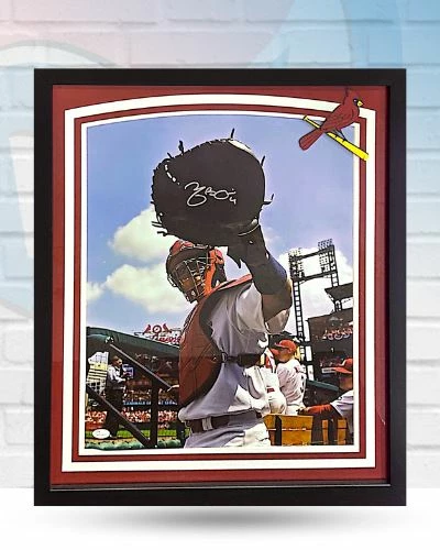 Fan Cave Sports Autographed Memorabilia Yadier Molina St Louis Cardinals Autographed Framed 16x20 - JSA COA 1 Fan Cave Sports Autographed Memorabilia Yadier Molina St Louis Cardinals Autographed Framed 16x20 - JSA COA